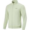 Li Ning Fitness Series Brand Logo Casual Comfortable Stand Collar Cardigan Sweatshirt Men Sweatshirt Bean-Paste-Green AWDU395-2