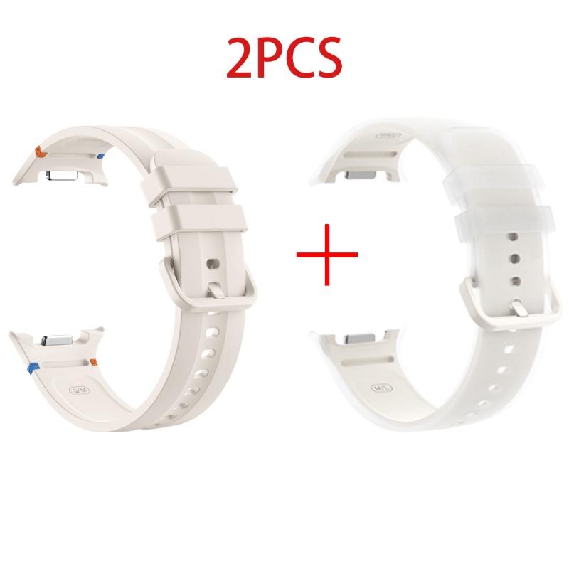 1-2 шт. Силиконовый спортивный ремешок для Samsung Galaxy Watch 9 8 40 мм 44 мм Легкий модный ремешок для Galaxy Watch 8 Classic 46 мм
