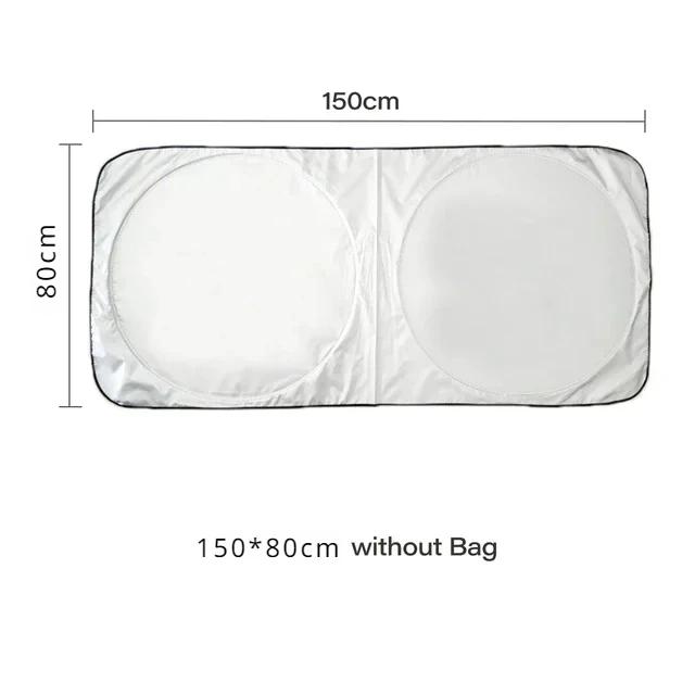 Car Window Sunshade – Folding UV-Protective Windshield Visor (Stylish Car Accessory)