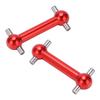 4 шт. алюминиевый сплав собачья кость приводной вал набор для Tamiya TT01 TT02 RC Car Upgrade PartsRed