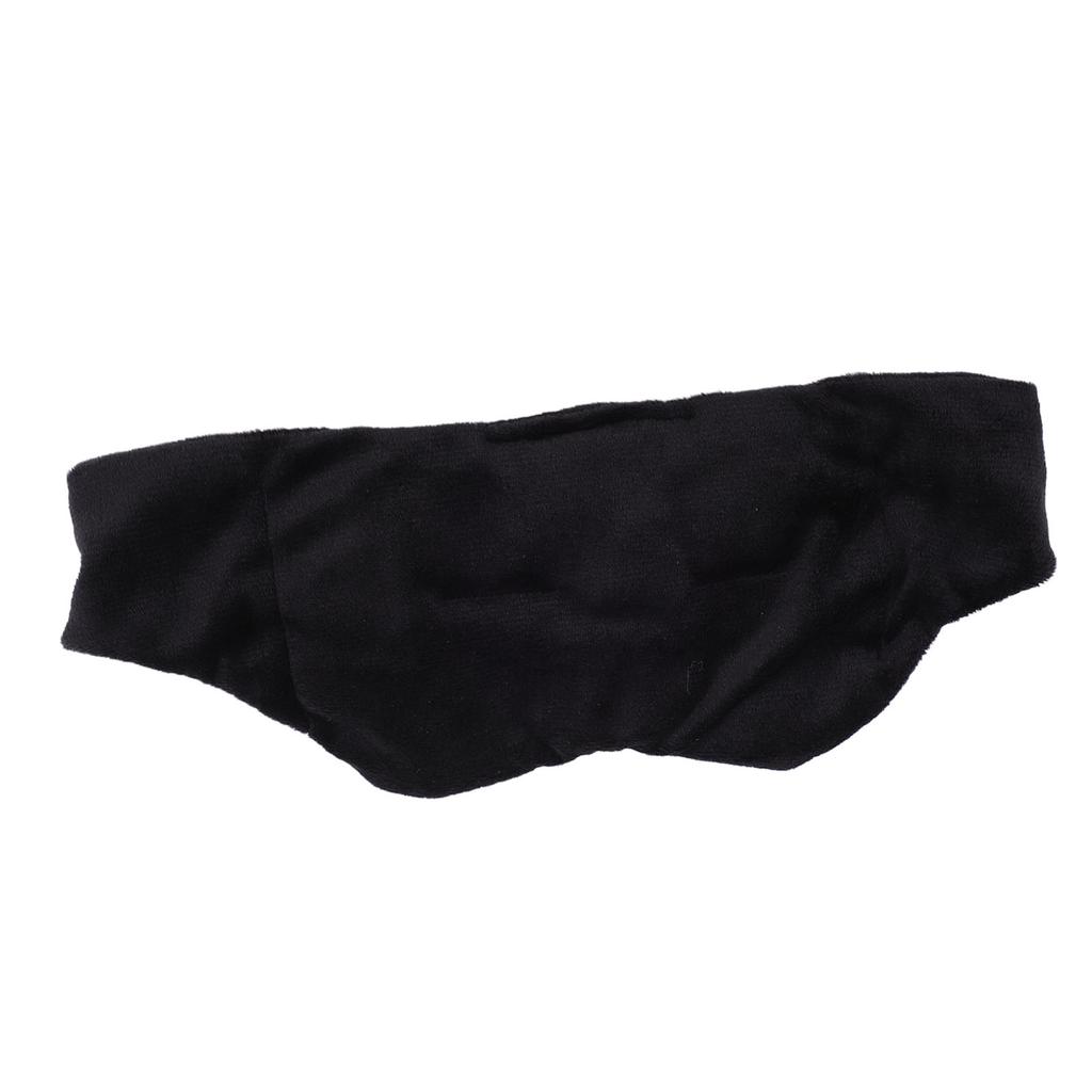 Sleeping Eye Cover Soft Comfortable Weighted Eye Cover Hook and   Fastener Closure for Nighttime