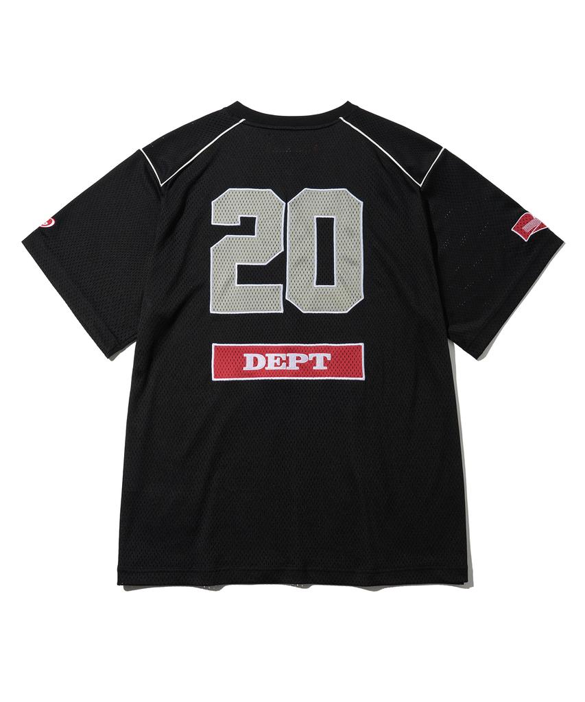PHYPS MOTORCYCLE Motorcycle Piping Mesh Short Sleeve Black