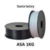 ASA 3D Printing Filament 1KG, 1.75mm, UV & Weather Resistant, Impact Resistant for Outdoor Use