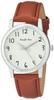 [Arias] Analog Amalfidia Waterproof Leather Strap White Dial WW20028A-174 Women's Brown