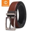 Classic Rotatable Pin Buckle Double Sided Reversible Belt Jeans Strap Designer Luxury Male Genuine Leather Belts for Men HQ117