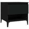VidaXL Table d'appoint Noir 50x46x50 cm Bois d’ingénierie 819550