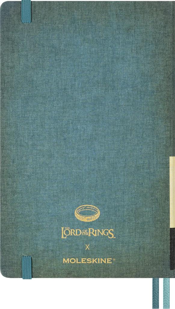 Moleskine Lord of the Rings Aragorn Minas Tirith Large Size x Blue LELRQP060ARAGOR Notebook, (13cm 21cm), Lined,