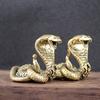 3 Стиля Винтажная Латунь Мини Змея Античная Бронза Декор Фигурки Для Украшения Интерьера Настольное Украшение Чайный Питомец Домашний Декор