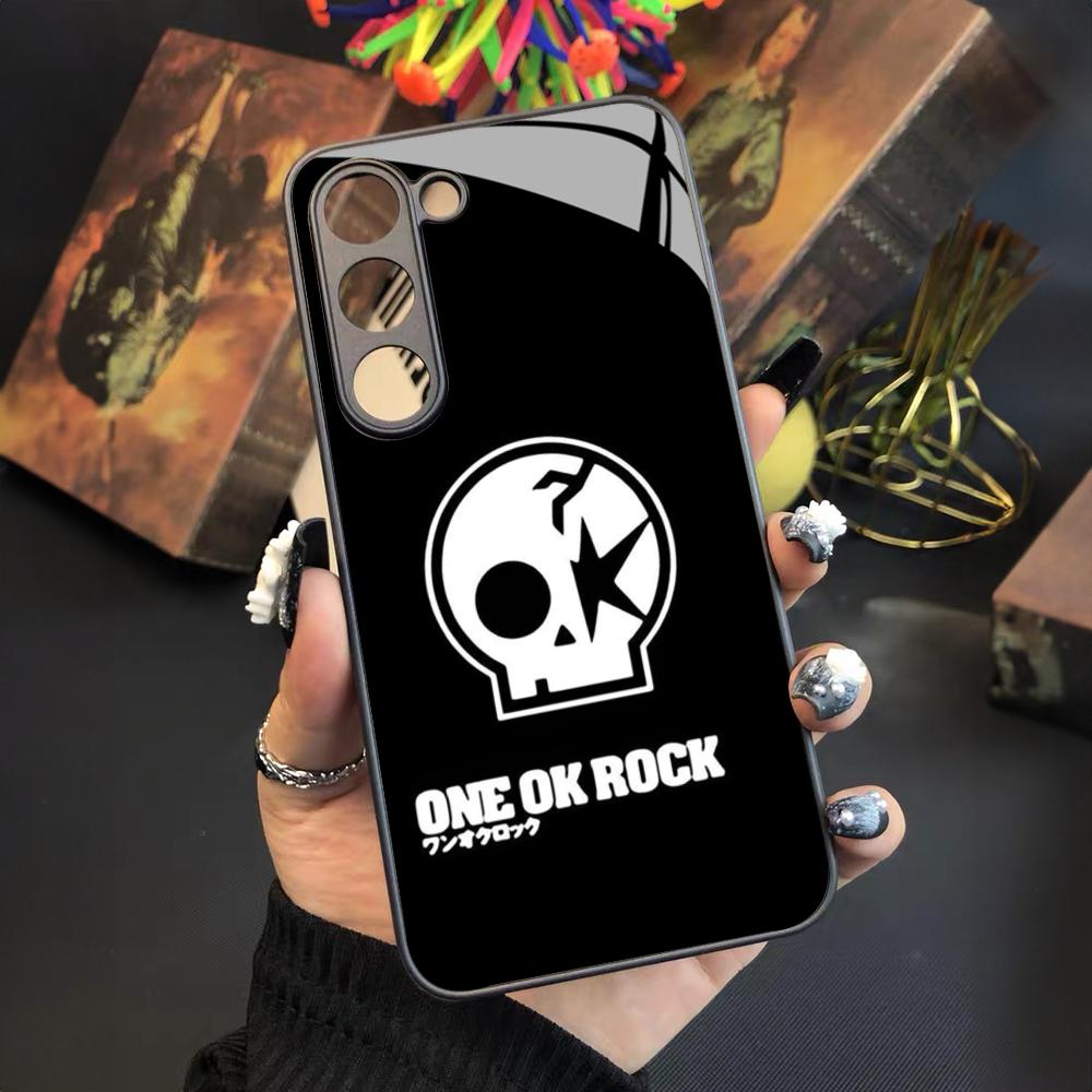 Japan Band ONE OK ROCK Phone Case For Samsung Galaxy S25 S24 S23 S22 S20 S21 Note20 Ultra Plus Fe Colored Silver Cover