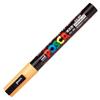 Mitsubishi Pencil Posca Fine Round Pastel 10 Pens Water-Based Pen, Point, Tip, PC3MP.4, Orange,