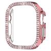 Алмазный чехол для Apple Watch Case Ultra/Ultra 2 49 мм Аксессуары Защитный Алмазный Жесткий Поликарбонатный Бампер Рамка iWatch Защитные Чехлы