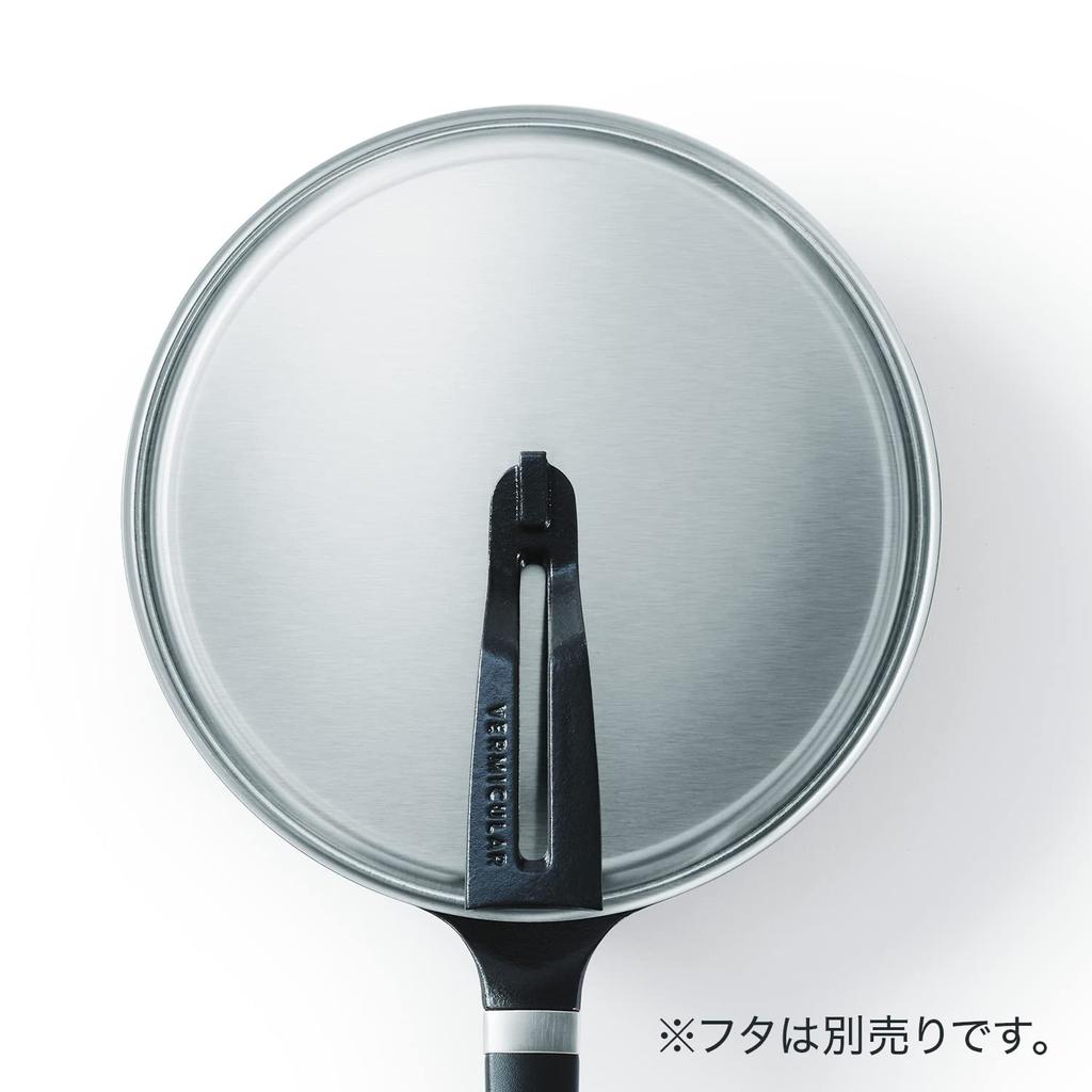 Vermicular Frying Oven Safe 24cm Compatible with and Can Be Used Made of Cast Pan, Skillet, Deep, Gas, IH, Ovens, Outdoors, Enamel, FP24-MH