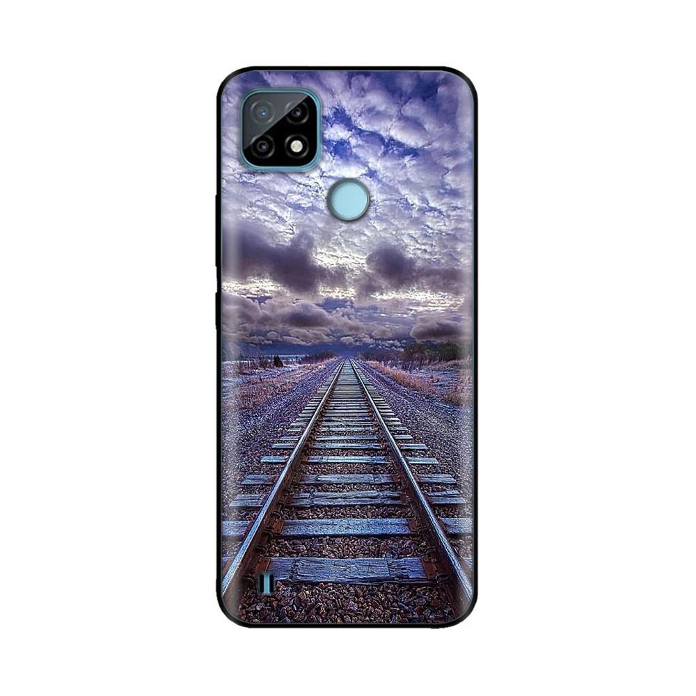 Чехол для Realme C21 Силиконовый Мягкий Милый Мультяшный Расписной Чехол для Телефона для Realme C21 C21Y C25 C25s Чехлы RealmeC25 C 21 Fundas Capa