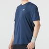 Under Armour Solid Color Logo Print Sport Round Neck T-Shirt Men Tops Blue 1370365-408