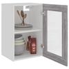 VidaXL Vitrine suspendue "Lyon" Gris Sonoma 40 x 31 x 60 cm Bois d'ingénierie 826346