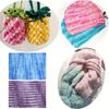 6pcs Gradient Super Bulky Yarn for Blankets Jumbo Polyester Bundle (1.14kg) - Extra Thick Multicolor DIY Knitting Crochet Kit for Chunky Home Decor