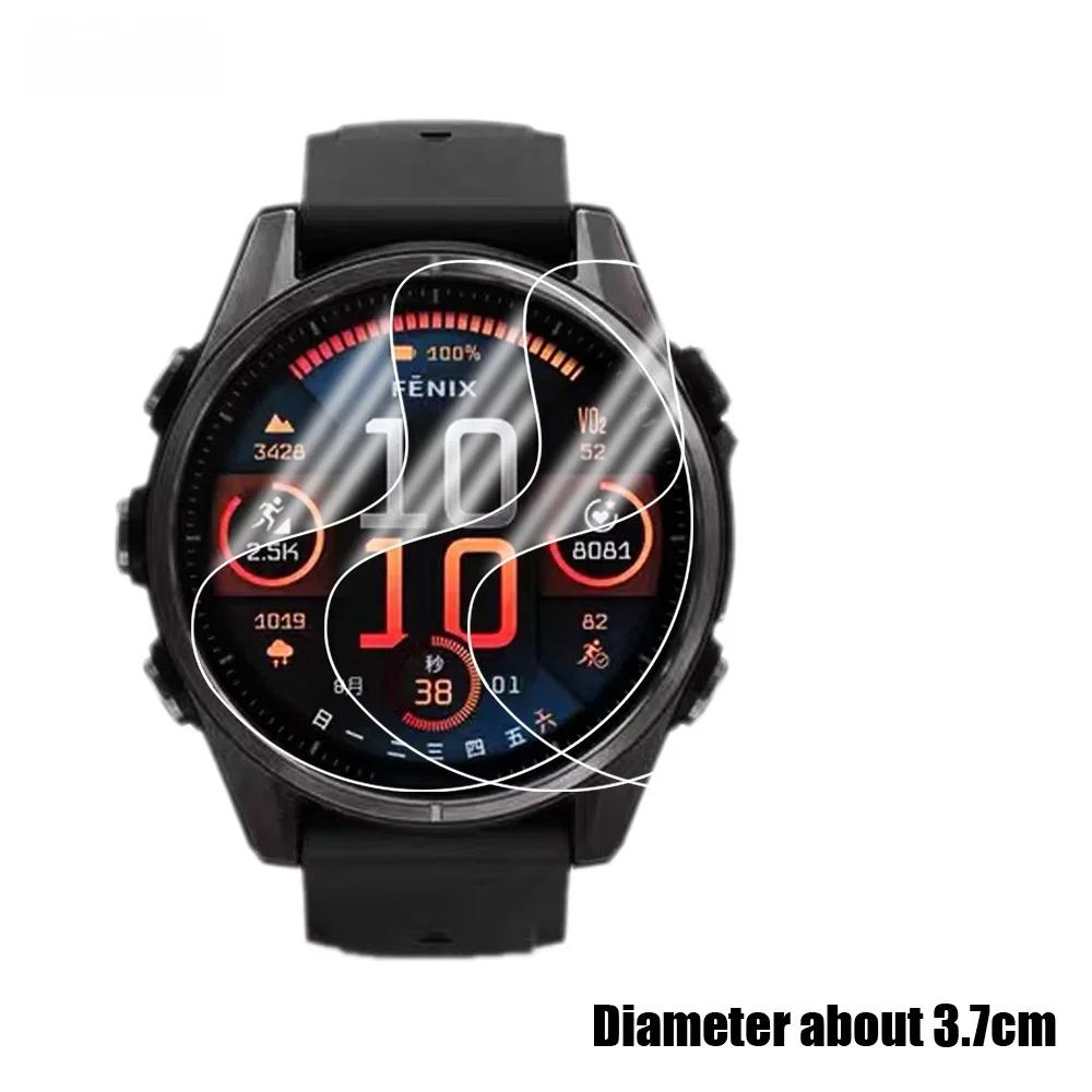 Защитная пленка для экрана Garmin Fenix 8 51/47/43 мм HD Гидрогелевая пленка Полное покрытие Защита экрана от царапин для Fenix 8 47 мм 51 мм