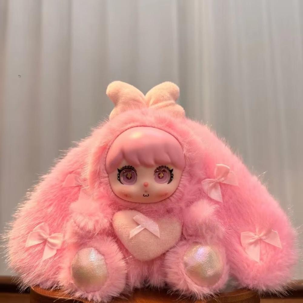 Bag Charm Vinyl Face Plush Toys Stuffed Animal Bunny Bag Pendant Backpack Decoration