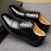 Men's Genuine Leather Shoes Spring and Summer Comfortable Breathable Soft Leather Soft Bottom Business Casual Leather Shoes