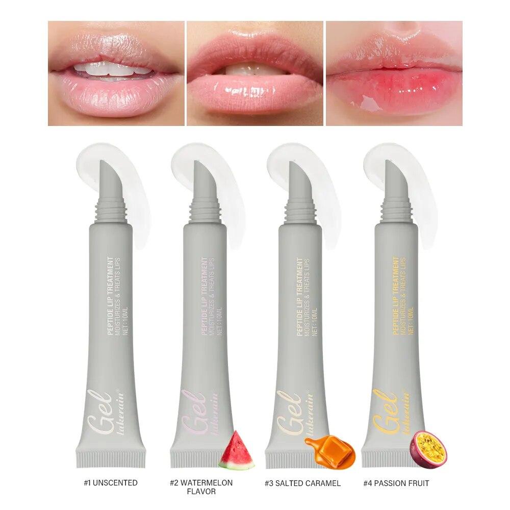Moisturizing Peptide Lip Treatment Lip Mask Gel Remove Dead Skin Lipstick Base Lip Cream Lip Care 10ml