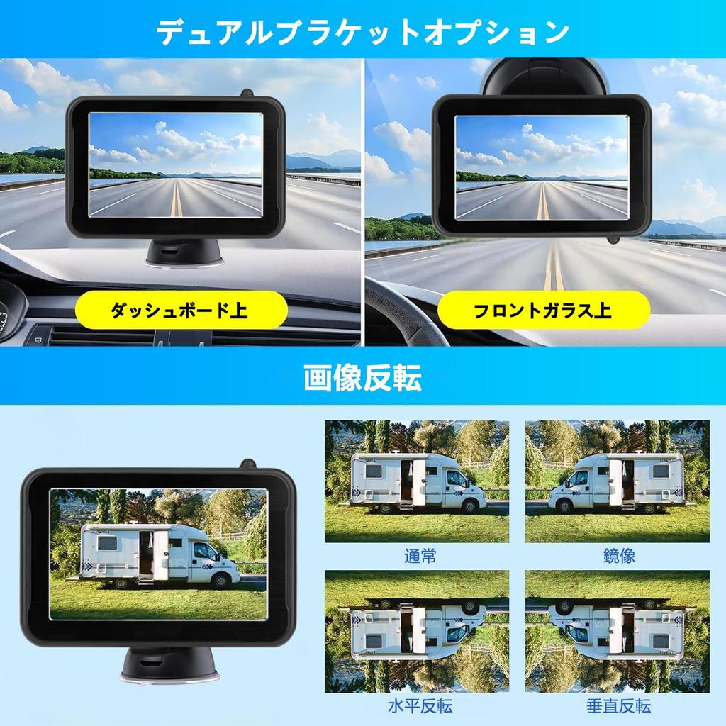 Stynxro Монитор камеры заднего вида Беспроводная камера заднего вида с цифровым сигналом помех Dash Солнечный Магнитный IP67 Ночь DIY Установка в 1 Переключаемый