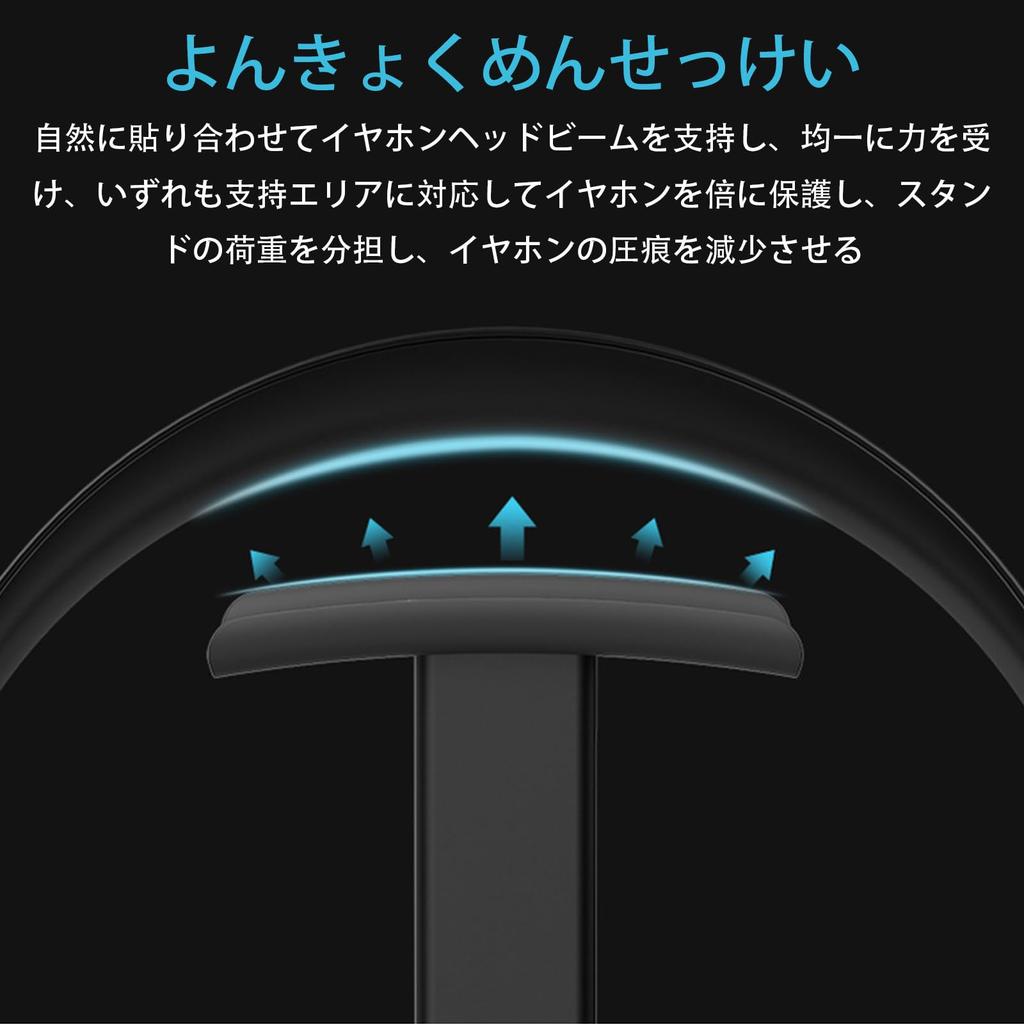 ALLVD Подставка для наушников Подставка для гарнитуры Подставка для гарнитуры Подставка из алюминиевого сплава Простая и удобная сборка Совместима с Playstation Panasonic