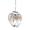 Heart Shape DIY Embellishments Wedding Hanging Pendant Wood Wall Pendant Home Decor