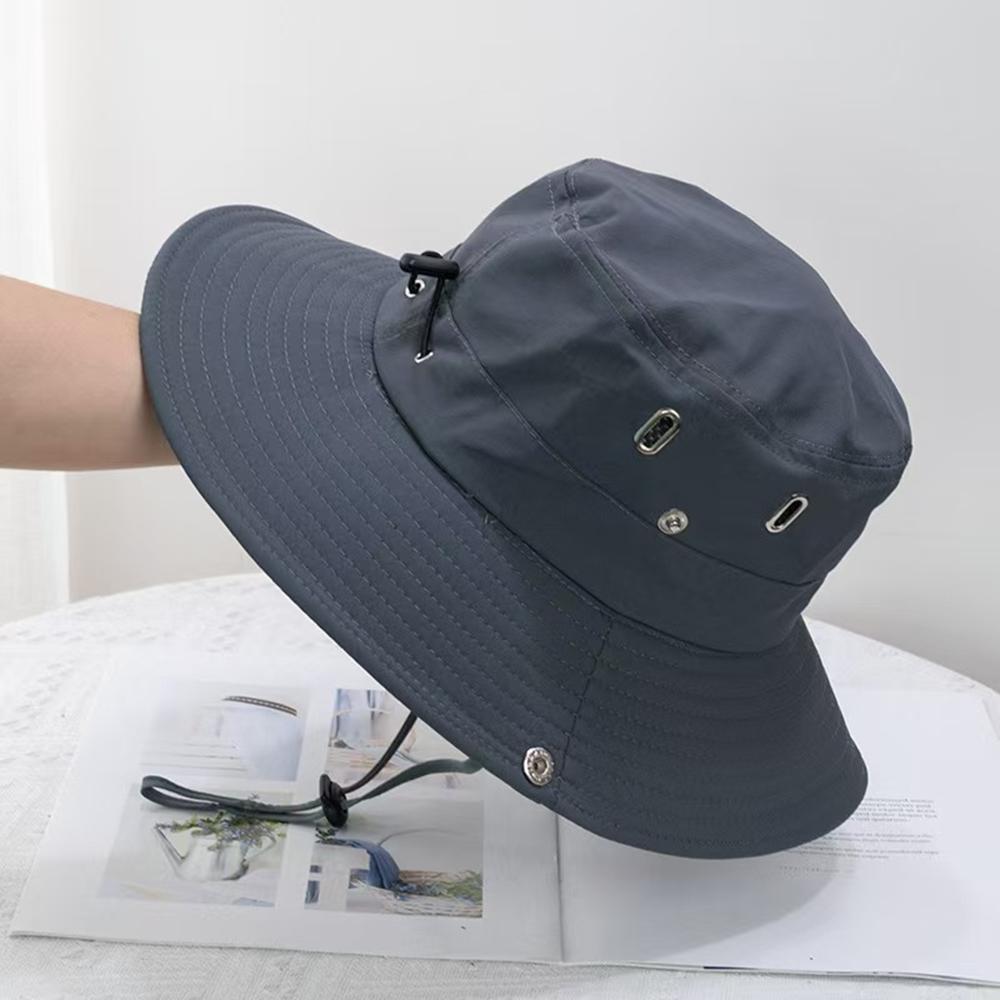 Wide Brim Hat Washable Sun Hat Uv Hat Waterproof For Hiking Camping Outdoor