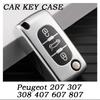 Модный чехол для ключа автомобиля для Peugeot 207 307 308 407 607 807 Защищенный брелок