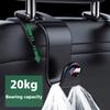 Прочные пластиковые крючки на подголовник автомобиля с логотипами BMW и M Performance - Гибкая конструкция для надежного удержания сумок, Совместимы с моделями BMW