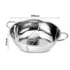 Stainless Steel Hot Pot Compatible Pot Cooker Cooking Cookware Brand New