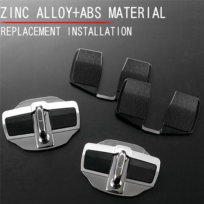 4 Set Car TRD Door Stabilizer Latches Protector Cover Cap Lid For Subaru All Series BRZ XV Forester Legacy Outback Impreza WRX