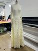 Элегантное вечернее платье с длинным рукавом и 3D-цветами розы