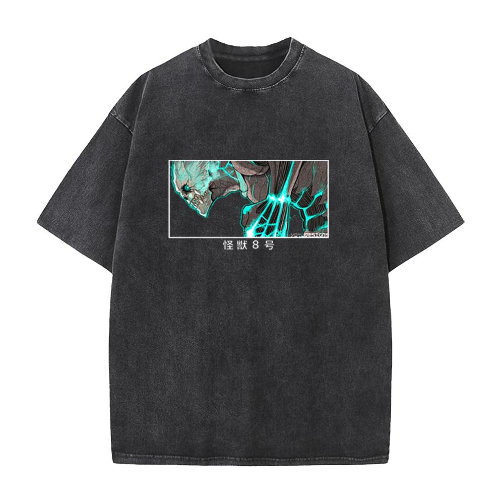 Men Women Anime Kaiju No Tshirts Short Sleeve Cotton T Shirt Oversized Casual Tshirt Harajuku Comfortable Unisex Tee