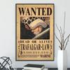 One Piece Постер с Личности Луффи Аниме Металлическая Картина Гостиная Подарок