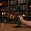 Magical Bookshelf Decoration Flying Dragon Lamp, Warm Hanging Night Light, Fantasy Lamp Reading Nook Decor, Unique Gift for Lovers Book Readers Resin