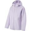 Li Ning удобная универсальная походная водонепроницаемая ветрозащитная дышащая прочная куртка женская верхняя одежда цвета морской соли и фиолетового AWBU010-3