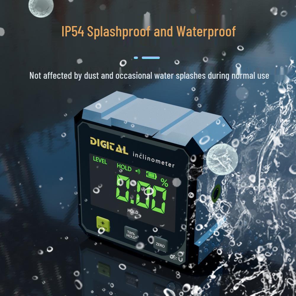 Светодиодный цифровой инклинометр с дисплеем с подсветкой, угломер
