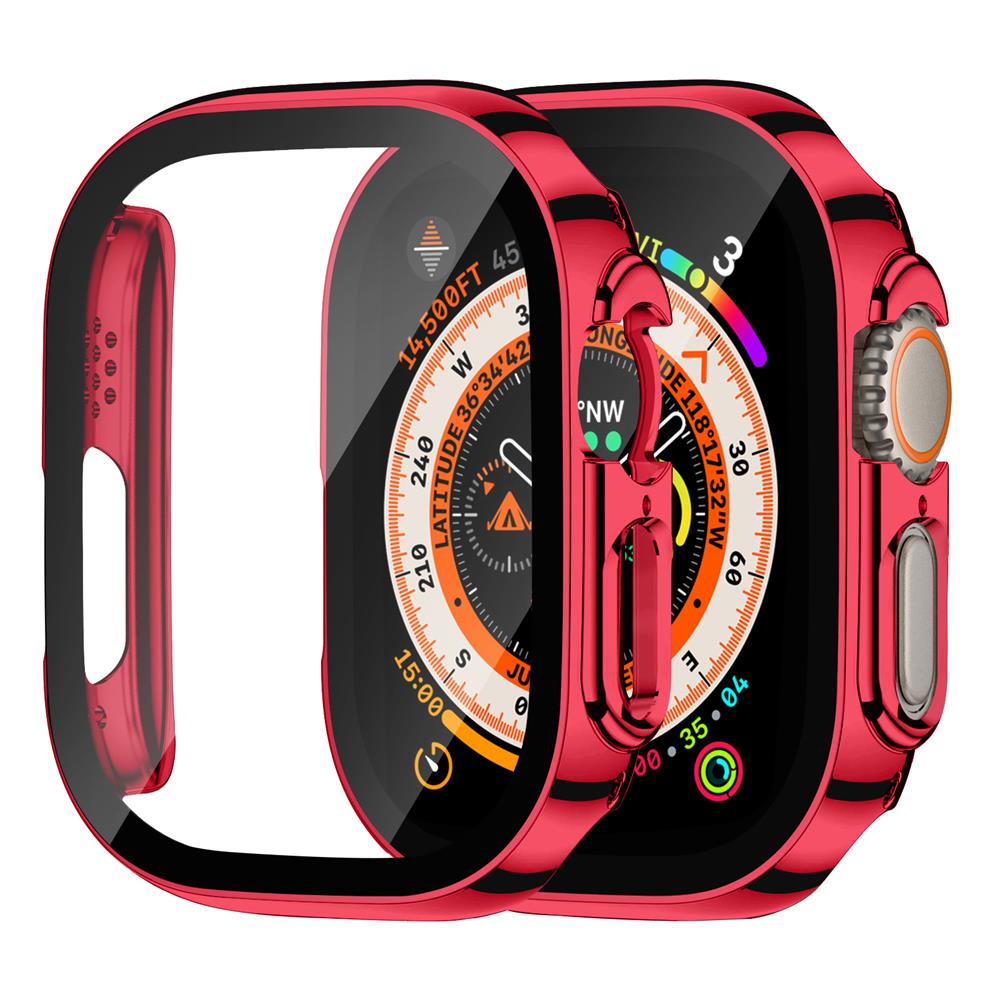 Waterproof Case for Apple Watch Ultra Screen Protector Case 49mm Straight Edge Cover iWatch series 8 SE 7 9 45mm 41mm 44mm 40mm