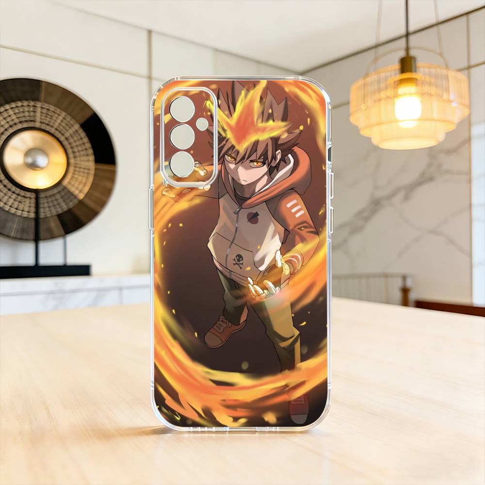 Hitman R-Reborn Tsuna S-Sawada Phone Case Transparent Silicone Soft For SamsungA10,12,20,21S,30,31,40,50,51,52,70,71