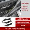 For BMW 5 series F10 F11 (2010-2016) Trim Accessories. Car Center Console Dashboard Gear Shift Panel. Carbon Fiber ABS Sticker.