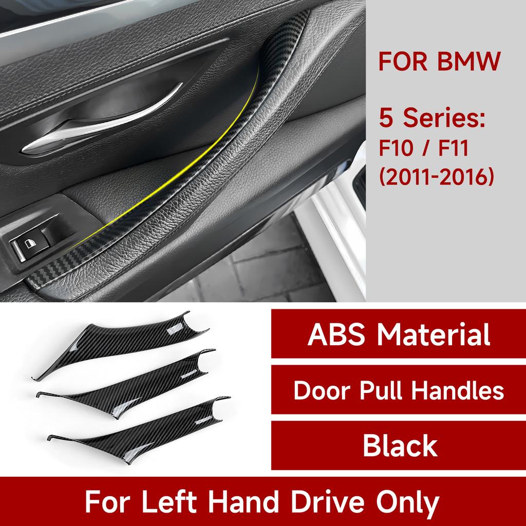 For BMW 5 series F10 F11 (2010-2016) Trim Accessories. Car Center Console Dashboard Gear Shift Panel. Carbon Fiber ABS Sticker.