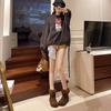 Зимние новые матовые новые уродливые с большим носом снегоступы велюровые теплые из овечьей шерсти Birkencotton ботинки