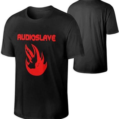 Футболка с логотипом рок-группы Audioslave Черная Унисекс Все размеры 58 Унисекс Футболка