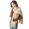 Toyuxe Cashmere Scarf 2025 Premium Inner Mongolian Solid Colors and Check Large Thick Fluffy Cashmere 20 Perfect for and Women's 100% [Fall/Winter -