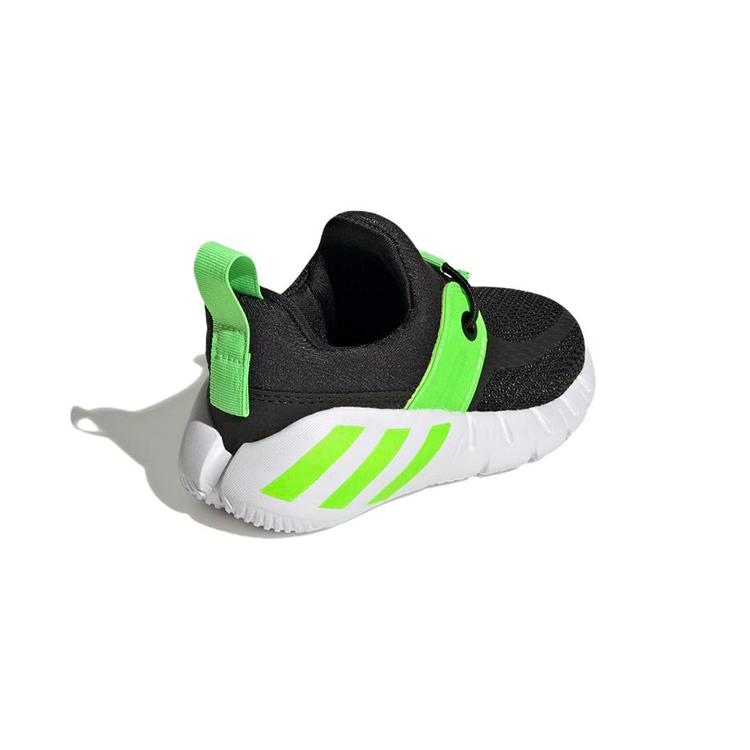 Adidas Rapidazen I Abrasion Resistant Low top Toddler Shoes Black Green Infant And Toddler GY6654