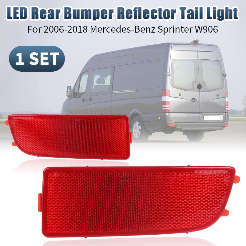 Rear Bumper Reflector Tail Light Cover Rear Left Right Bumper Reflector For Mercedes Benz Sprinter 3500 2010-2018 9068260040