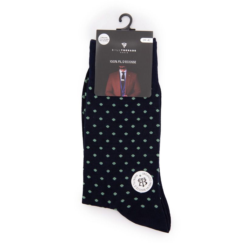 Мужские фантазийные носки из шотландского хлопка BILL TORNADE