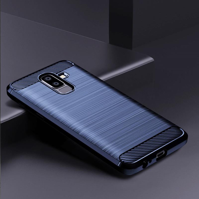 Ударопрочный чехол из углеродного волокна и ТПУ для Samsung Galaxy J8/On8 2018