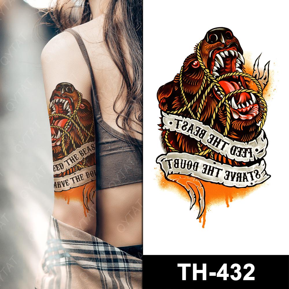 Qianyu Tattoo Supplies Party Set Waterproof Sexy Body Fake Tattoo Sticker